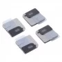 10 szt. Mikrofonowa siatka na pyłoszczelna do iPhone 12 mini (czarna)